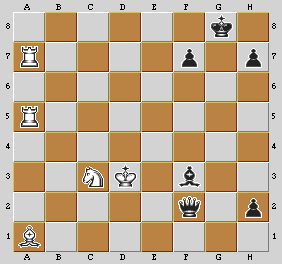 Esempio di scacco di scoperta