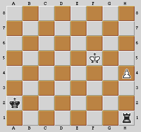 Esempio di finale con Re e Torre contro Re e Pedone