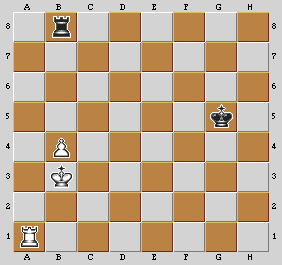 Esempio di finale con Re, Torre e Pedone contro Re e Torre