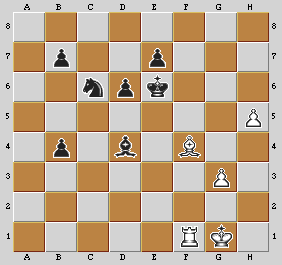 Posizione dopo 34 ..., Ad4+