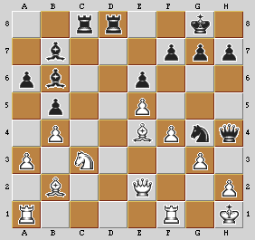 Posizione dopo 22 g3